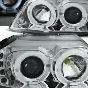 Faruri FORD MUSTANG 98-04 Angel Eyes crom Reducere de preț