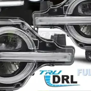 Faruri FULL Led DRL negru compatibil cu FORD BRONCO 21-24 Plată securizată