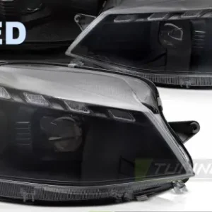 Faruri full Led LIGHT negru DRL SEQ compatibil cu VW GOLF 7 17-19 Reducere specială
