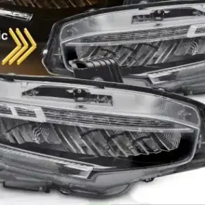 Chilipir Faruri full Led negru compatibil cu HONDA CIVIC X 16-21