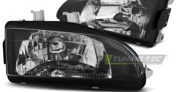 Faruri HONDA CIVIC 09.91-08.95 2D/3D negru Preț promoțional