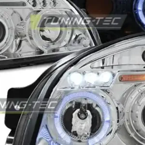 Faruri HYUNDAI TUCSON 07.04-10 Angel Eyes crom Reducere de preț