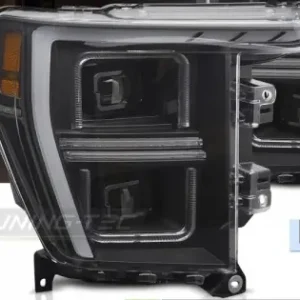 Faruri Led cu lumina tub negru compatibil cu FORD F150 MK14 20-23 Doar azi