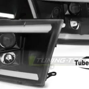 Faruri DODGE RAM 09-18 cu lumina tub negru Retur gratuit