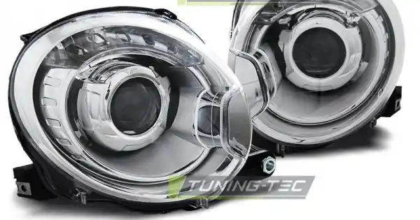 Vezi acum Faruri FIAT 500 07-15 PROJEKTOR crom