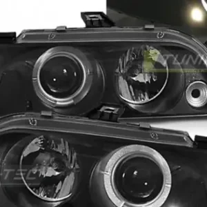 Cumpără online Faruri FIAT PUNTO 1 11.93-09.99 Angel Eyes negru