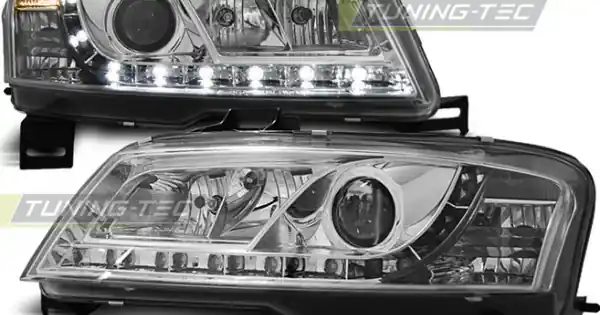 Faruri FIAT STILO 3D 10.01-08 DAYLIGHT crom Calitate înaltă