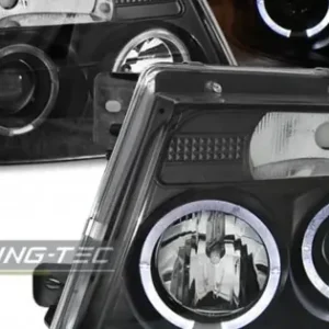 Faruri FORD F150 MK 11 04-08 Angel Eyes negru Plată securizată