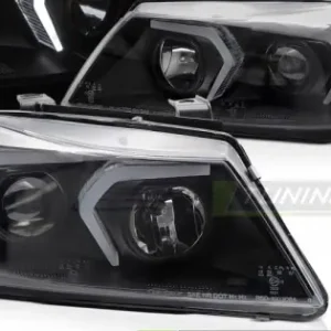 Faruri Led negru compatibil cu BMW E90/E91 05-08 Reducere specială
