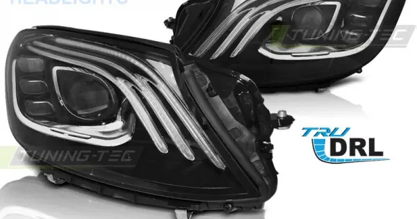 Popular Faruri Led negru compatibil cu MERCEDES W222 13-17 DIESEL