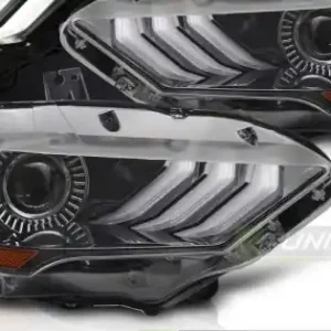Faruri Led RGB DRL negru compatibil cu FORD MUSTANG 18-21 Promoție