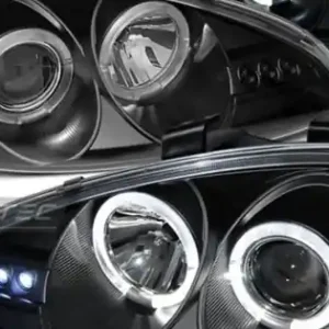 Faruri MAZDA MX3 91-98 Angel Eyes negru Ofertă specială