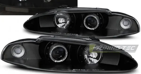 Faruri MITSUBISHI ECLIPSE 06.95-96 Angel Eyes negru Comandă acum