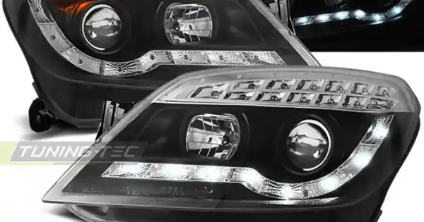 Faruri OPEL ASTRA H 03.04-10 DAYLIGHT negru Reducere specială