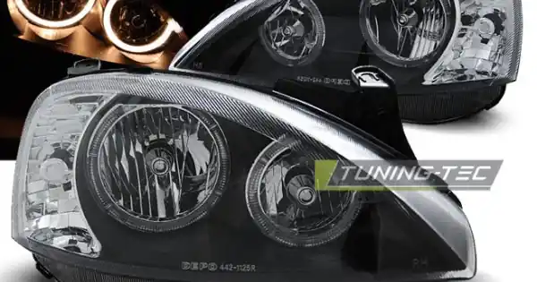 Livrare rapidă Faruri OPEL CORSA C 11.00-09.06 Angel Eyes negru