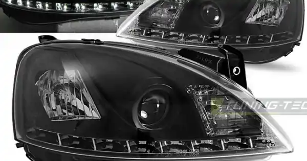 Ofertă specială Faruri OPEL CORSA C 11.00-09.06 DAYLIGHT negru