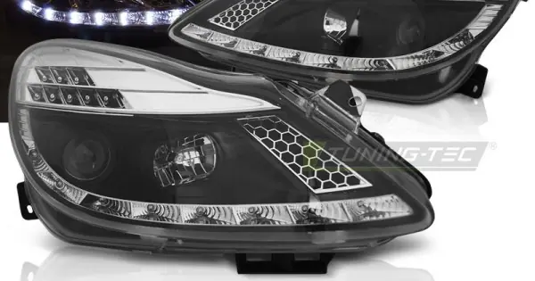 Noutate Faruri OPEL CORSA D 04.06-11 DAYLIGHT negru
