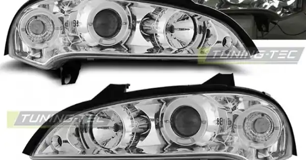 Cel mai vândut Faruri OPEL TIGRA 09.94-12.00 Angel Eyes crom