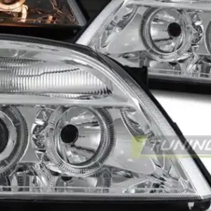 Faruri OPEL VECTRA C 04.02-08.05 Angel Eyes crom Ofertă