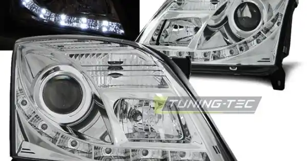 Faruri OPEL VECTRA C 04.02-08.05 DAYLIGHT crom Chilipir