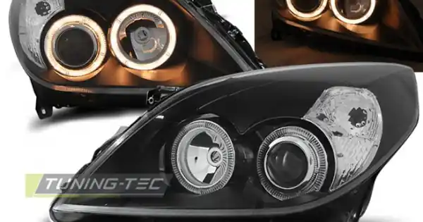 Faruri OPEL VECTRA C 09.05-08 Angel Eyes negru Plată securizată