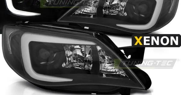 Faruri SUBARU IMPREZA III GH 07-12 TUBE negru HID Plată securizată