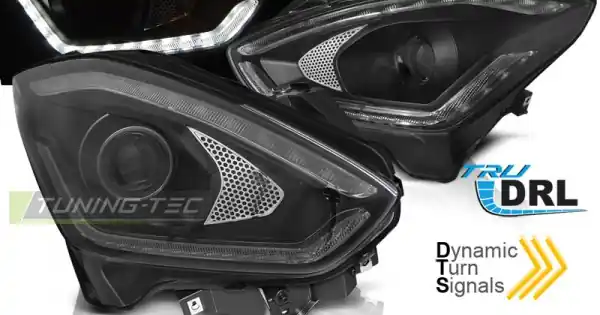 Reducere Faruri SUZUKI SWIFT VI 17- cu lumina tub SEQ negru