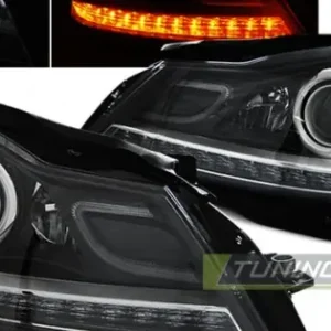 Faruri pe fundal negru compatibil cu MERCEDES W204 11- Popular