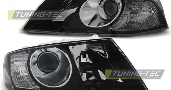 Faruri pe fundal negru compatibil cu SKODA OCTAVIA 04-08 Reducere de preț