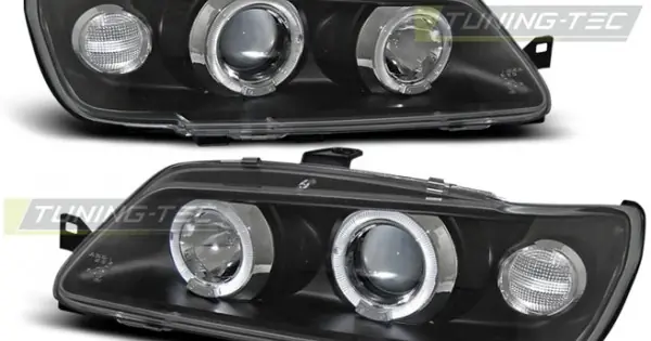 Ultima șansă Faruri PEUGEOT 306 02.93-04.97 Angel Eyes negru