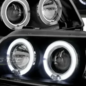 Faruri RENAULT CLIO 06.90-95 Angel Eyes negru Preț promoțional
