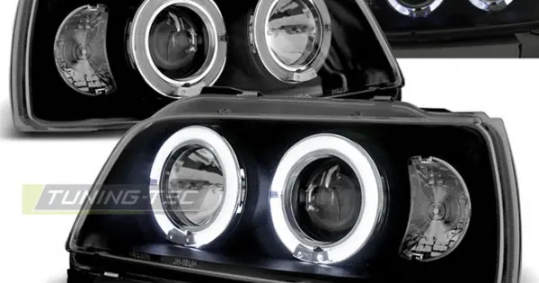 Faruri RENAULT CLIO 06.90-95 Angel Eyes negru Preț promoțional