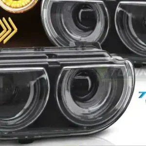 Faruri negru DRL compatibil cu DODGE CHALLENGER 08-14 Cumpără acum