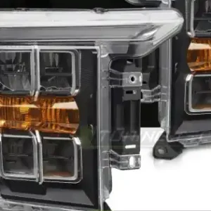 Bestseller Faruri negru DRL compatibil cu FORD F150 MK14 20-23