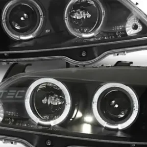 Faruri OPEL ASTRA G 09.97-02.04 Angel Eyes negru Noutate