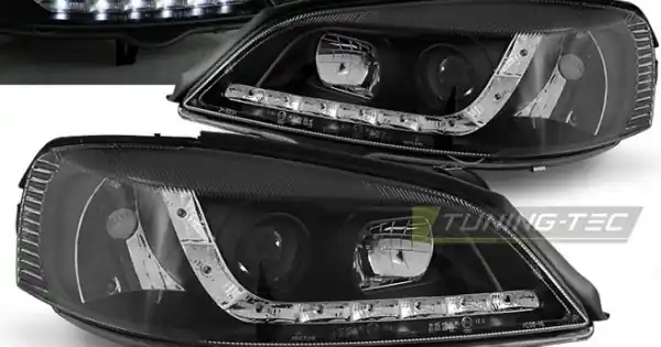 Faruri OPEL ASTRA G 09.97-02.04 DAYLIGHT negru Premium