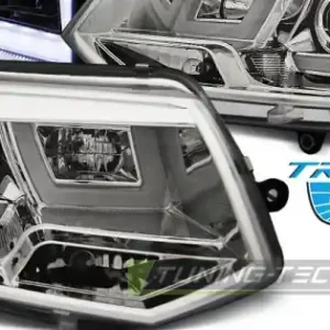 Faruri U-Led crom compatibil cu VW T5 2010-2015 Reduceri