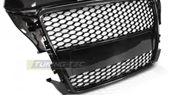 Grila radiator negru lucios compatibil cu AUDI A3 (8P) 04.08-07.12 Retur ușor