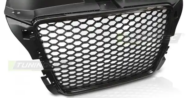 Super ofertă Grila radiator negru lucios compatibil cu AUDI A3 08-12