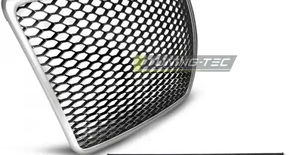 Popular Grila radiator argintiu compatibil cu AUDI A6 C6 09-11