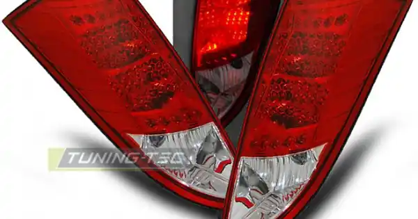 Ofertă limitată FORD FOCUS MK1 10.98-10.04 HATCHBACK rosu-alb Led