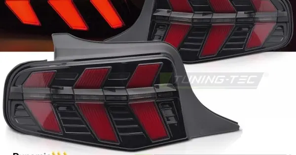 FORD MUSTANG 10-13 negru Led Preferatul clienților