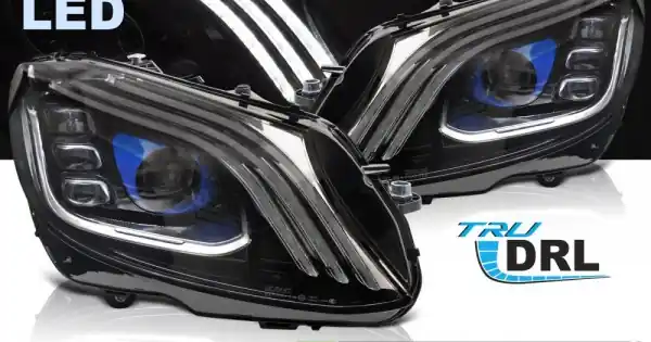 Comandă acum FULL Led Faruri negru compatibil cu MERCEDES W205 14-21