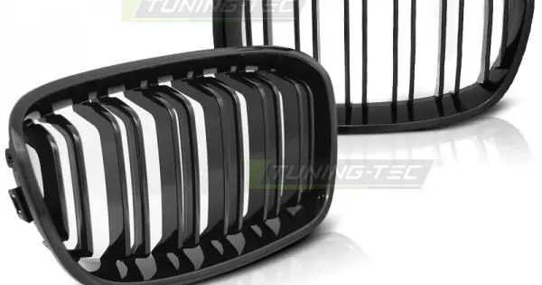 Noutate Grila Negru lucios duble sport LOOK compatibil cu BMW F20 F21 11-12.14