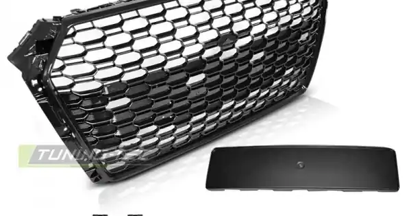 Grila radiator negru lucios PDC compatibil cu AUDI A4 B9 15-19 Livrare rapidă