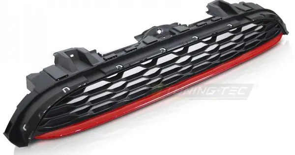 Grila radiator negru mat RED compatibil cu MINI COOPER F55 F56 F57 14-21 Cumpărături sigure
