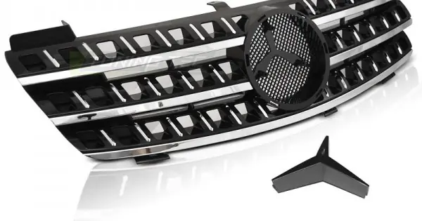Grila radiator negru-crom compatibil cu MERCEDES W164 05-08 Reducere specială
