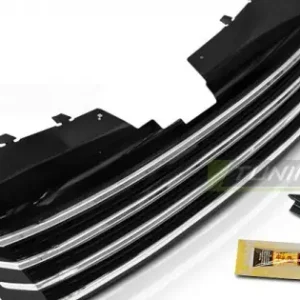 Vezi acum Grila radiator negru-crom compatibil cu VW PASSAT B7 10-14