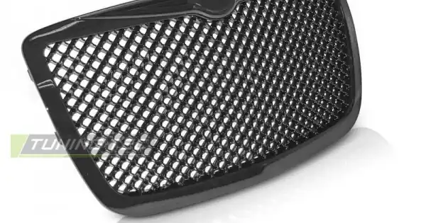 Grila radiator stil Bentley negru lucios compatibil cu CHRYSLER 300 C 04-11 Retur gratuit