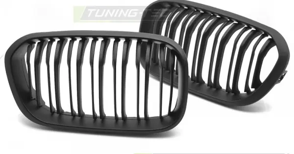 Grila sport Negru mat duble compatibil cu BMW F20 / F21 LCI 15-18 Retur ușor